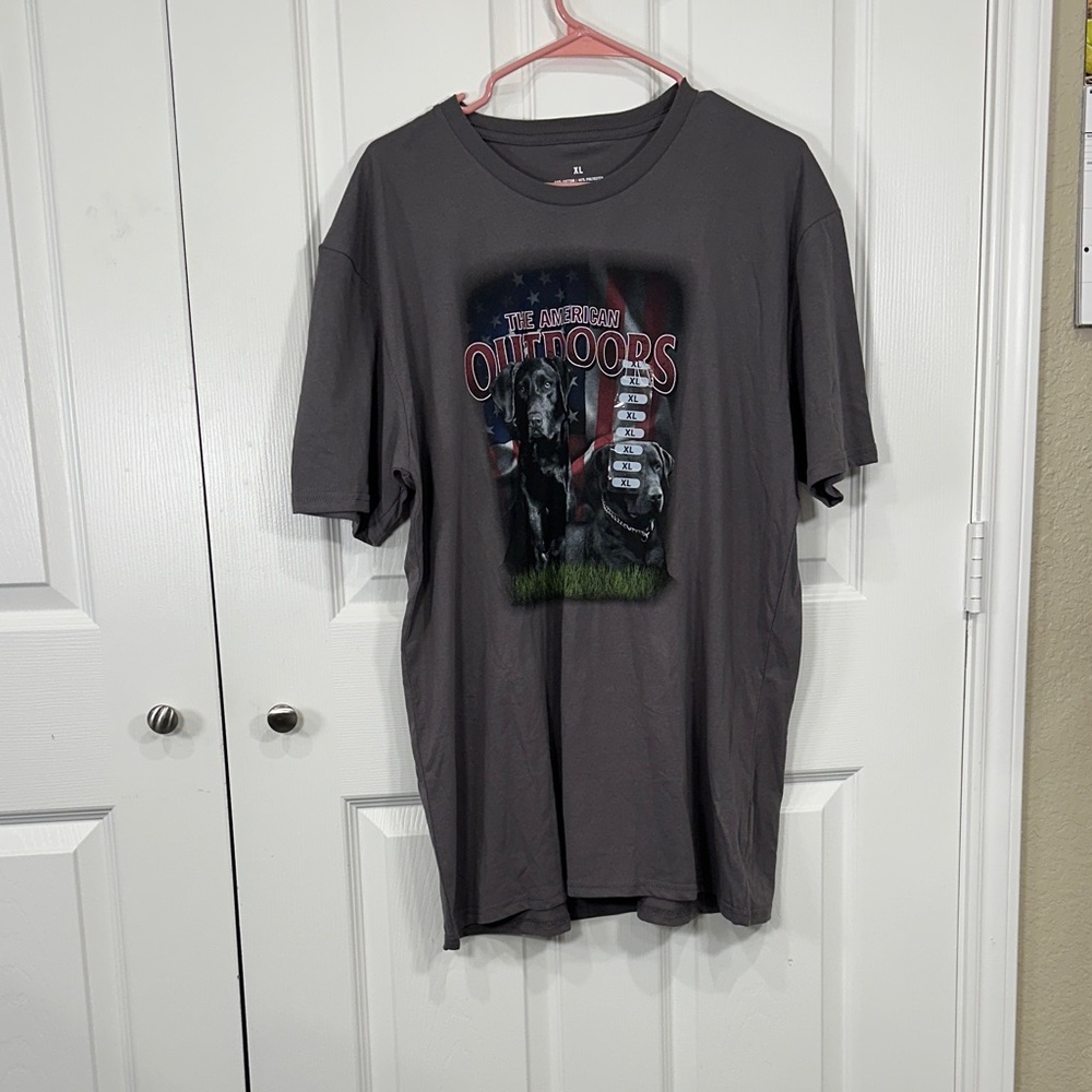 American Outdoors Graphic Men's T-Shirt - Charcoal